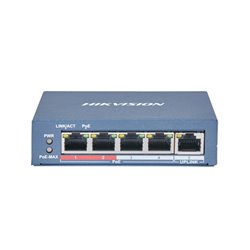 HIKVISION DS-3E0105P-E 4 Ports Fast Ethernet/ 1 Fast Ethernet Uplink Port POE Switch 58W