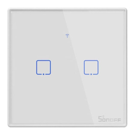 SONOFF T1 2CH EU WIFI ΤΗΛΕΧΕΙΡΙΖΟΜΕΝΟΣ ΔΙΑΚΟΠΤΗΣ ΤΟΙΧΟΥ