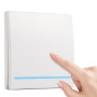 Ασύρματος Μονός διακόπτης RF433 Blue Light  αυτοκόλλητος 