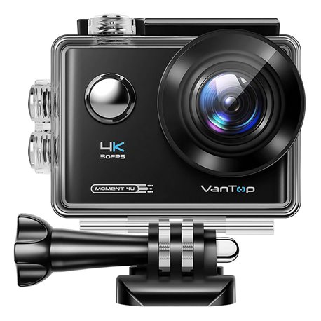 VanTop Moment 4U D4UQ 4K action camera 30fps 20MP touch screen
