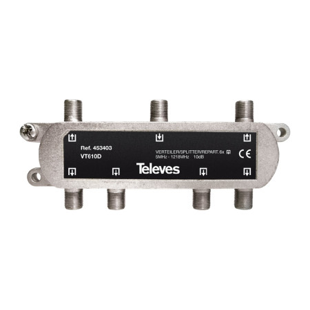 TELEVES 453403 splitter 6 ways F 5-1218 MHz