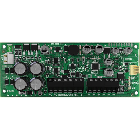 Paradox PS25 Επιτηρούμενο τροφοδοτικό 2,5Α (Bus)