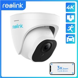 REOLINK RLC-822A 2.8mm~8mm motorized 4K smart dome camera 3x optical zoom POE