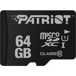 Patriot LX κάρτα μνήμης 64GB UHS-I MicroSDXC 