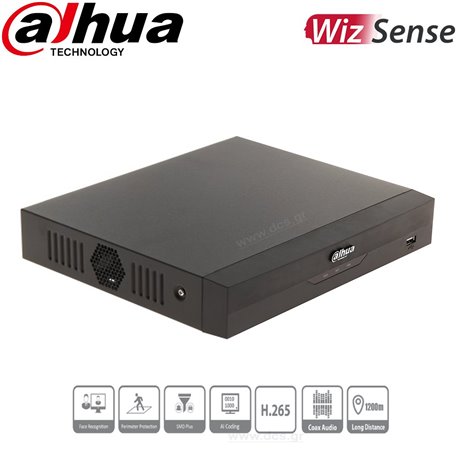 DAHUA XVR5116HS-I3 WizSense Καταγραφικό 16 Καναλιών & 8 IP