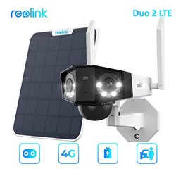 Reolink Duo 2 LTE 6ΜP κάμερα μπαταρίας 4G με διπλό φακό + Solar Panel 2 P/N: RDUO2LTESP2
