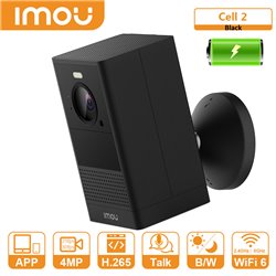 IMOU Cell 2 IPC-B46LP κάμερα μπαταρίας Wifi 4MP Two-Way Audio Black