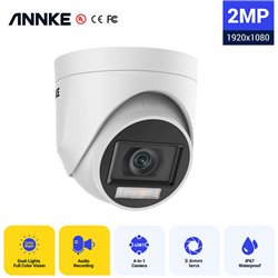 ANNKE CT1GT 3.6mm Dual Light and Built-in Microphone NightChroma dome camera 1080p TVI Εξωτερικού χώρου