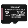 Kingston Canvas Select Plus microSDXC 512GB Class 10 U3 V30 UHS-I