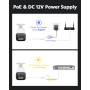 ANNKE I91DE 8MP 2.8~12mm Varifocal Motorized Dual Light Two-Way Audio IP bullet camera PoE