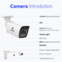 ANNKE I91DH 4K 2.8mm IP POE bullet camera Smart Dual Light ( IR & NightChroma) Two-Way Audio
