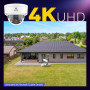 ANNKE I91DQ 8MP 2.8~12mm IP POE m dome Dual-Light Vandalproof camera με μικρόφωνο