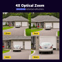 ANNKE I91DQ 8MP 2.8~12mm IP POE m dome Dual-Light Vandalproof camera με μικρόφωνο