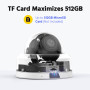 ANNKE I91DQ 8MP 2.8~12mm IP POE m dome Dual-Light Vandalproof camera με μικρόφωνο