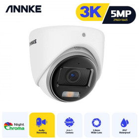 ANNKE CR1CZ 2.8 3K Camera Mini Dome NightChroma με μικρόφωνο