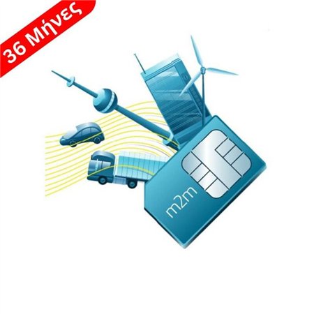 M2M Sim 36μήνες  backup data sim card