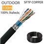 ΚΑΛΩΔΙΟ SFTP CAT6 PET 100M Copper για εξωτερικό χώρο μαύρο DCS-SFTP-COPPER-CAT6-PET-100