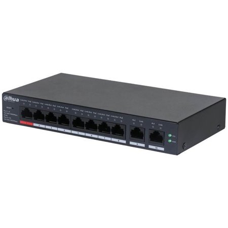 DAHUA DH-CS4010-8GT-110  110W Cloud Managed switch με 8 θύρες PoE Gigabit και 2 θύρες Uplink