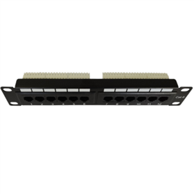 Safewell DST UTP/ FTP 12port Patch Panel 1U Cat6 (suitable for racks 10")